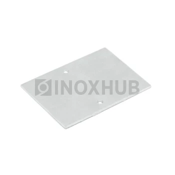 Торцевая заглушка на профиль 80, Анодированный алюминий